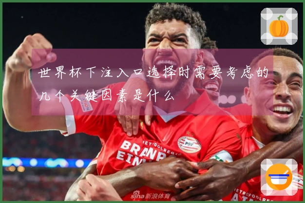 世界杯下注入口选择时需要考虑的几个关键因素是什么